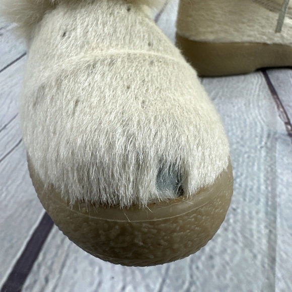 PAJAR OSCAR ITALIAN Sport Goat Hair Boots Ivory‎ WOMENS SZ US 6.5 EU 37 - Picture 12 of 16